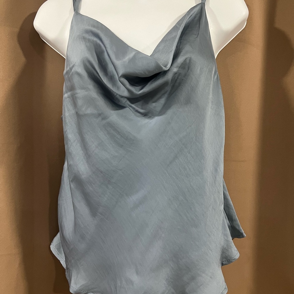 Dance & Marvel- Satin Cowl Neck Cami